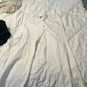 Classic banana republic Martin fit white pants